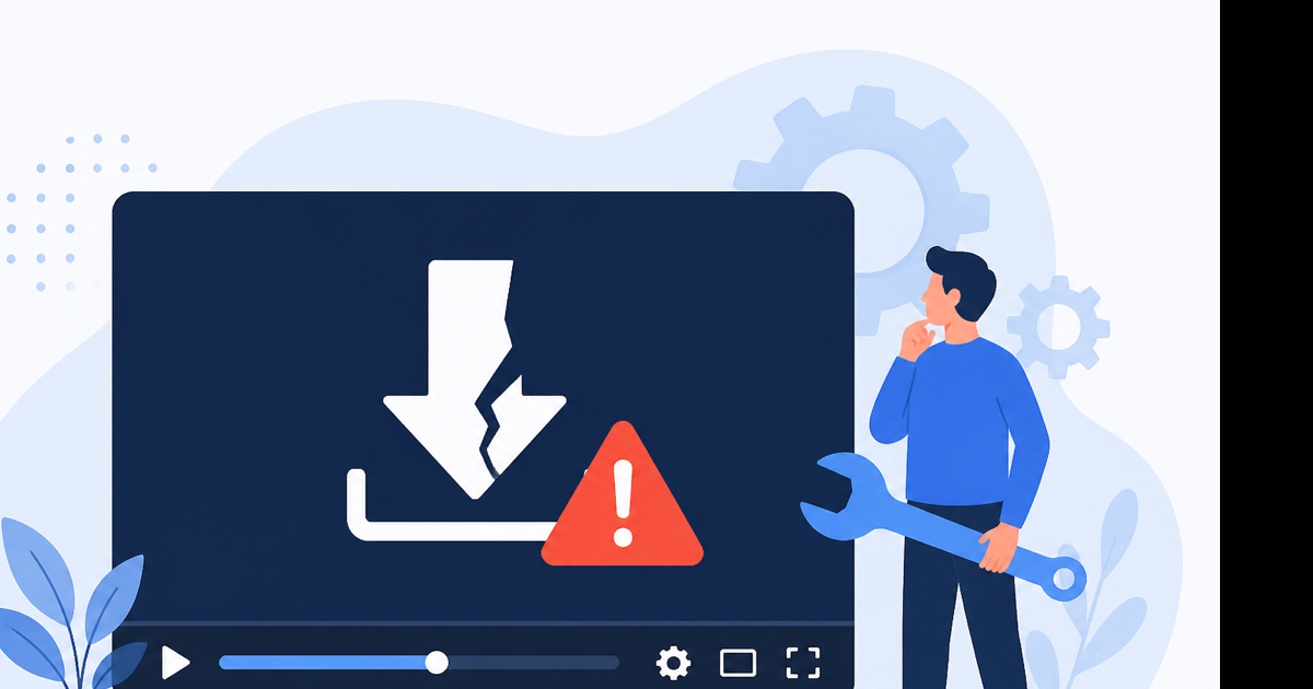 Troubleshooting when you can't download YouTube videos anymore on PC or phone