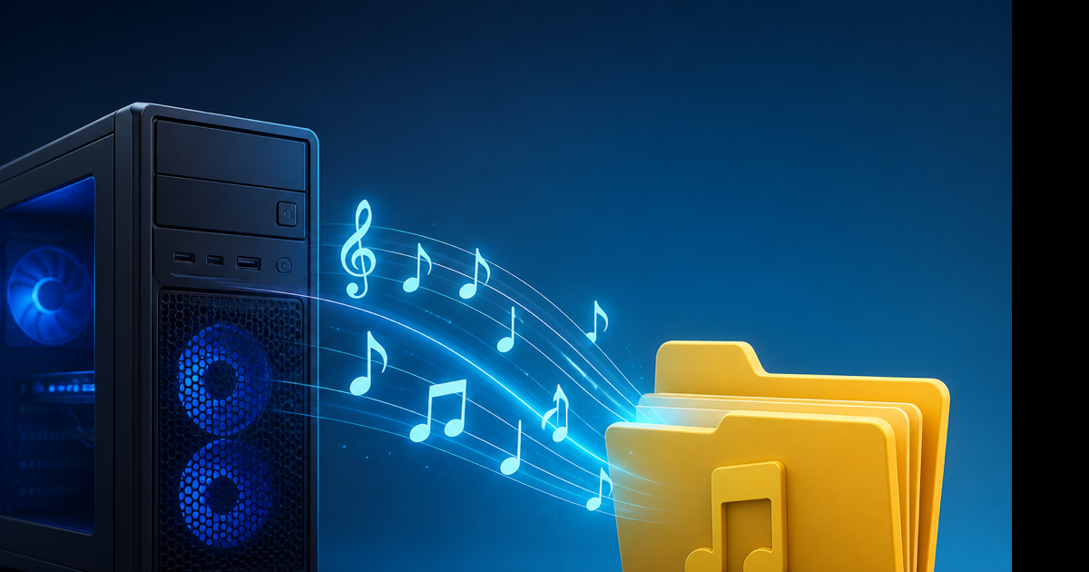 How to download music in the computer and save MP3 files to Desktop or Downloads