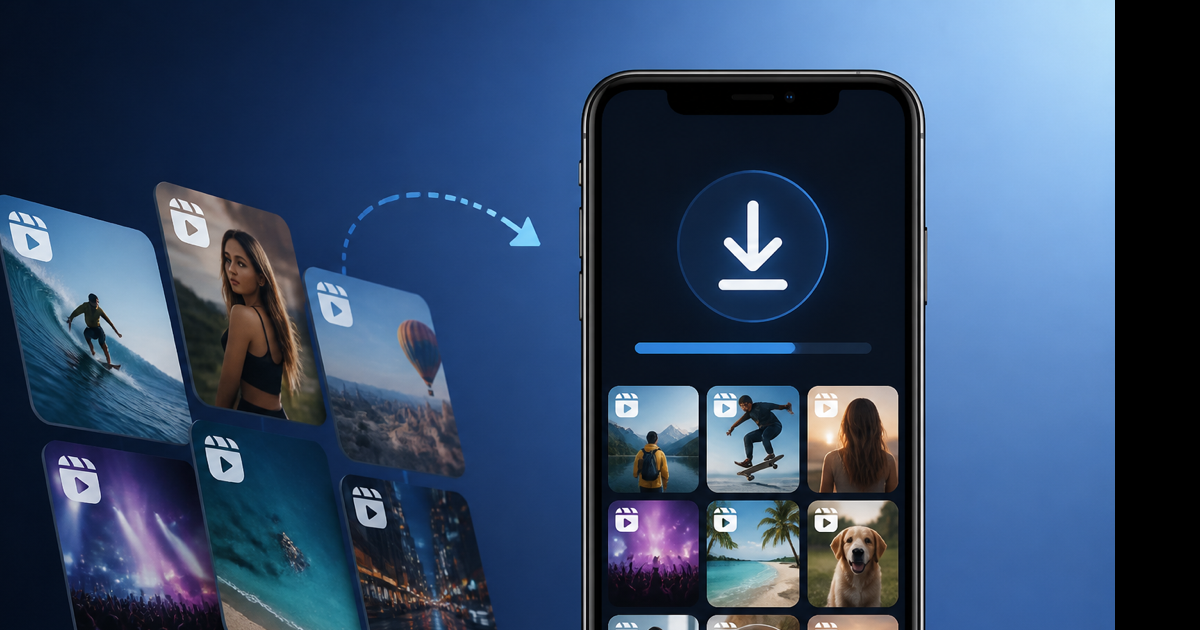 How do I download videos from Instagram using official Meta export settings
