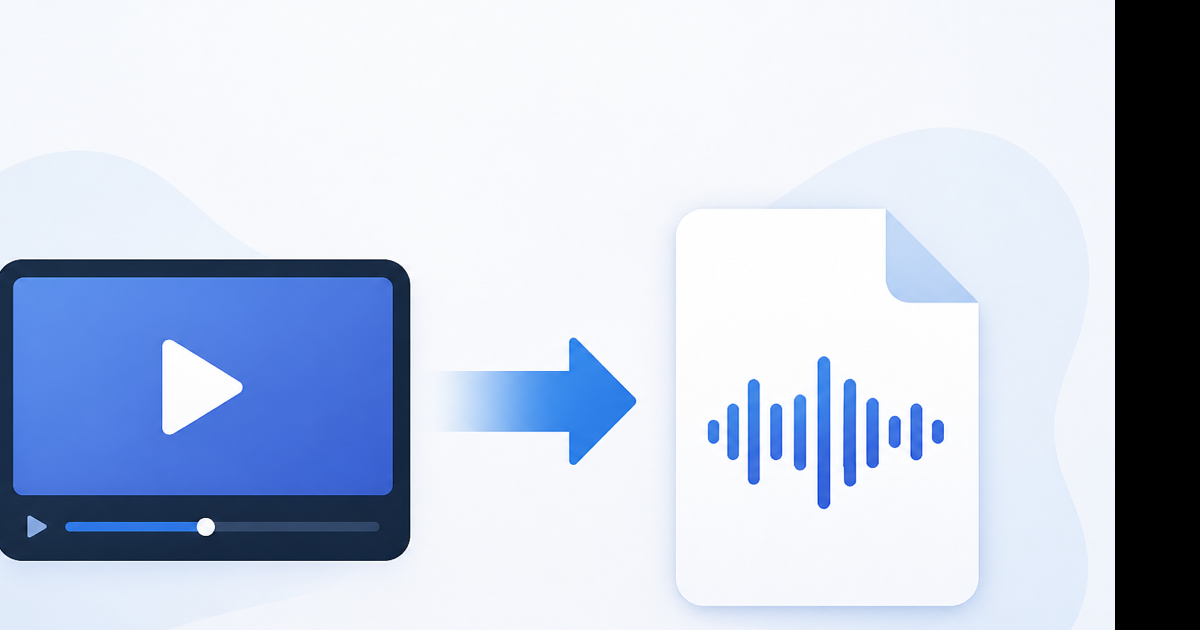 Turn a YouTube video into an audio file using an online converter on laptop